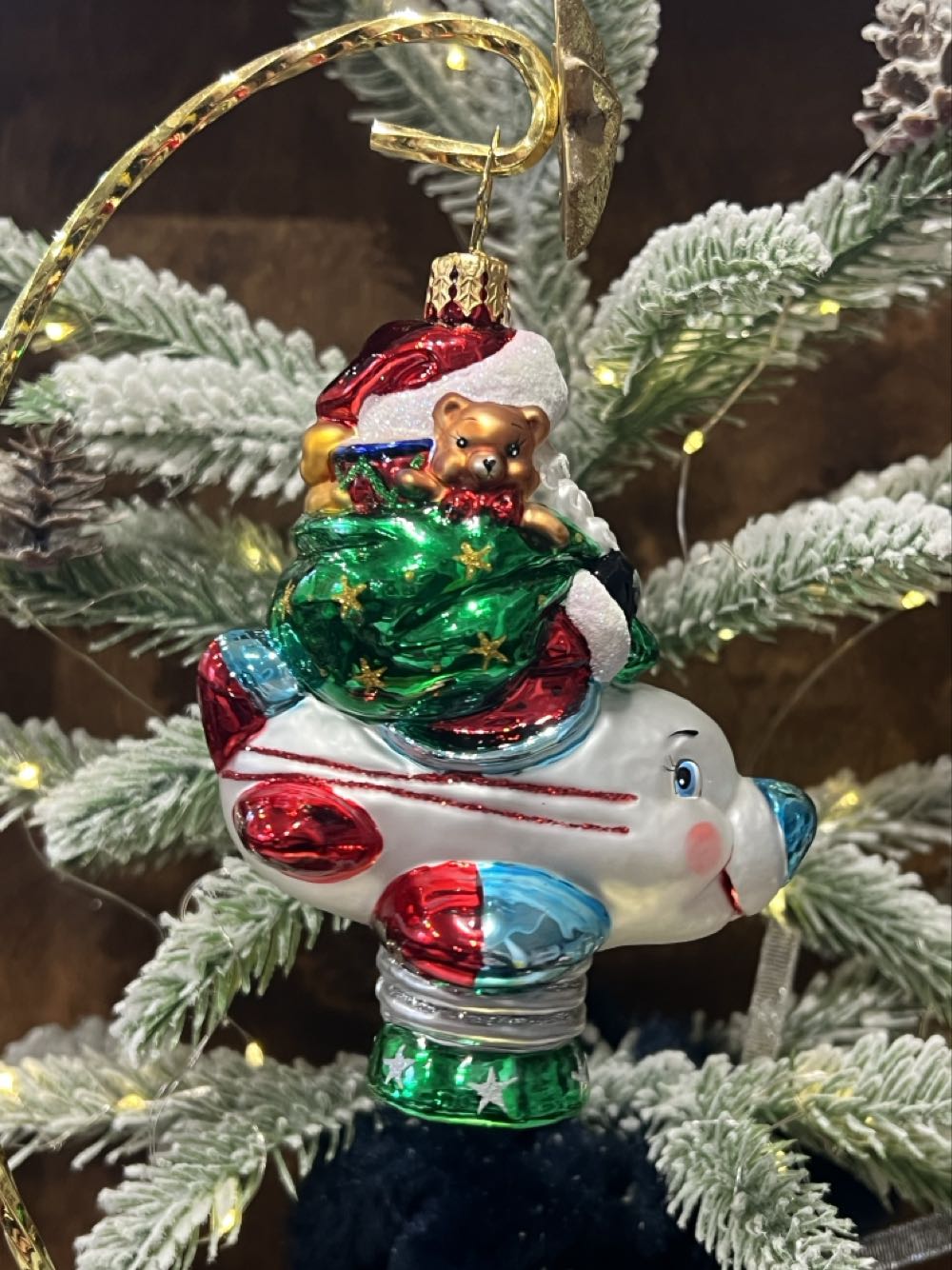 Santa’s Gotta Jet!  ornament collectible - Main Image 2