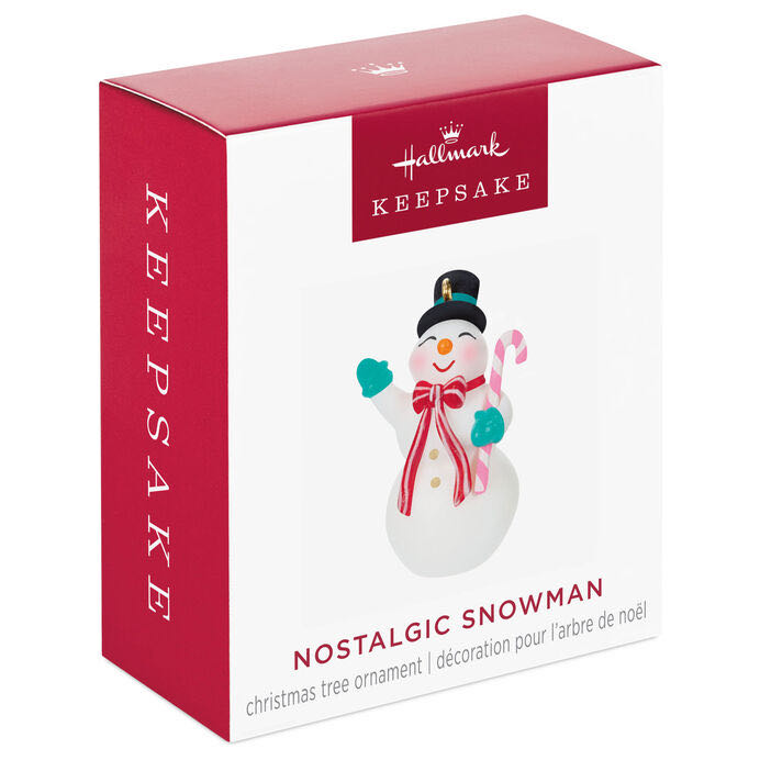 Mini Nostalgic Snowman   (Snowman) ornament collectible - Main Image 3