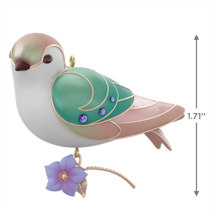 The Beauty of Birds Lady Violet-Green Swallow - The Beauty Of Birds (Bird) ornament collectible - Main Image 1