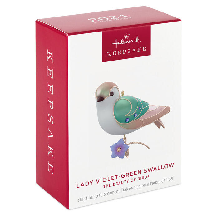 The Beauty of Birds Lady Violet-Green Swallow - The Beauty Of Birds (Bird) ornament collectible - Main Image 3