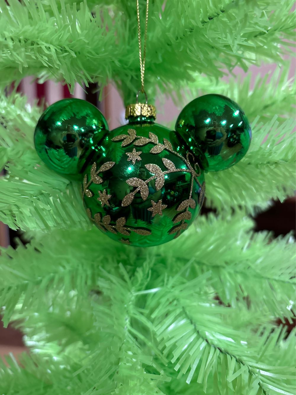 Mickey Head Vintage Green - Mickey & Friends (Mickey & Friends) ornament collectible - Main Image 2