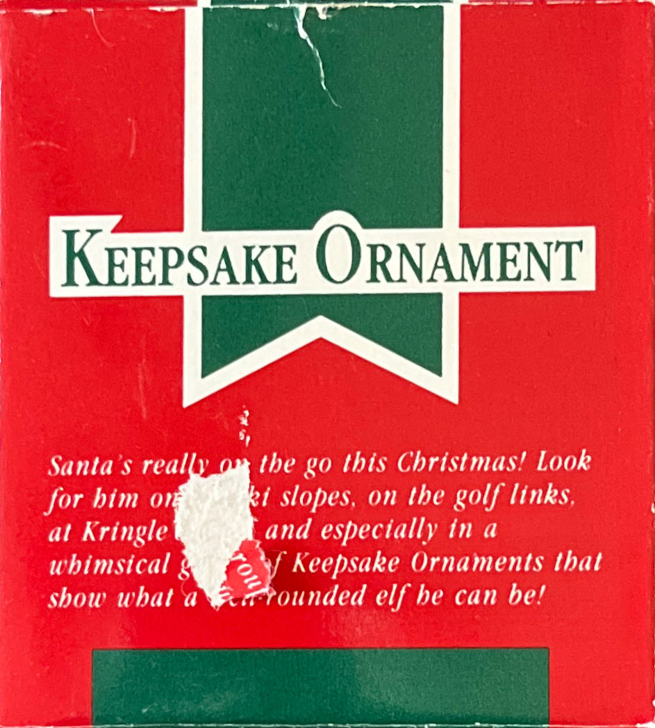 Hallmark Keepsake. Summer. 1989. Camera Claus. - Keepsake Ornament (Camera Claus) ornament collectible - Main Image 2