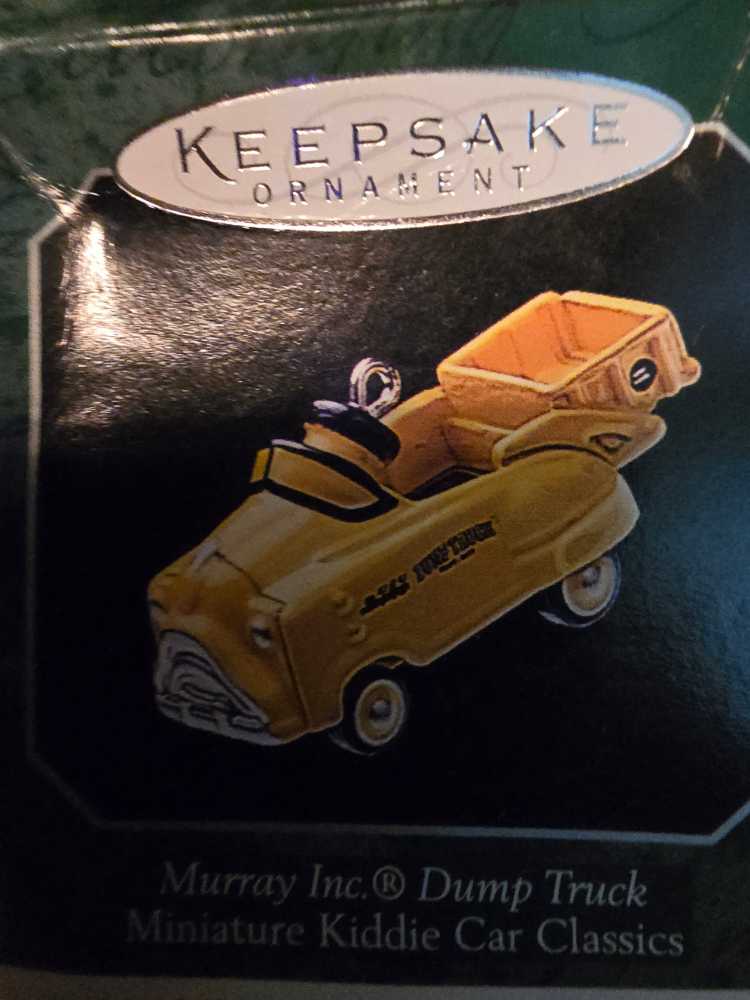 Murray Inc Dump Truck #4 - Kiddie Car Classics (Miniature) ornament collectible [Barcode 015012430721] - Main Image 2