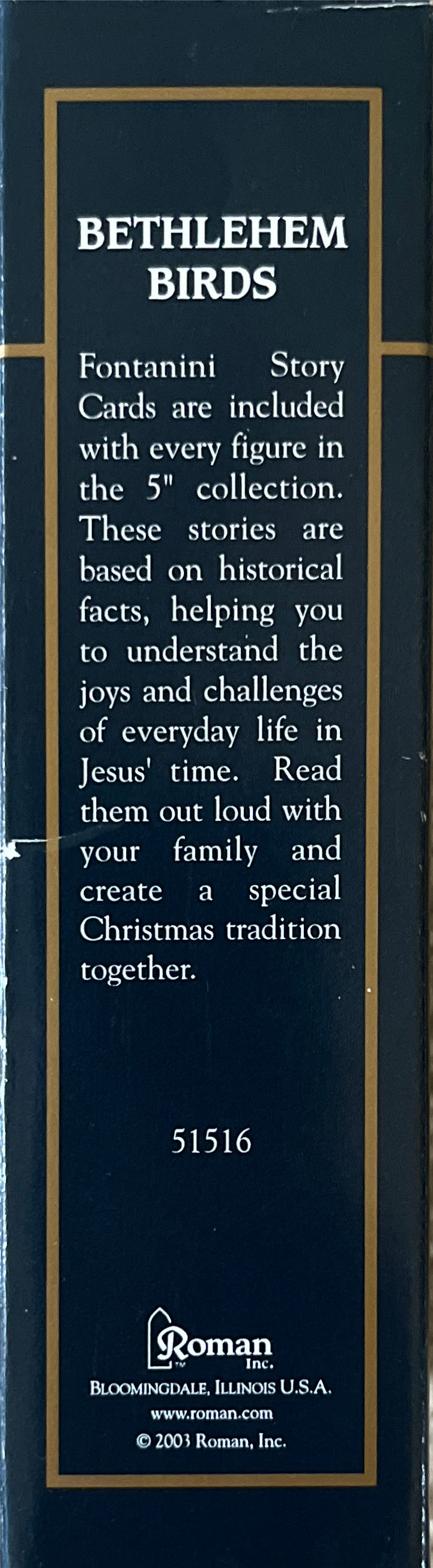 Fontanini. Bethlehem Birds. - Fontanini (Bethlehem Birds) ornament collectible [Barcode 089945515169] - Main Image 2