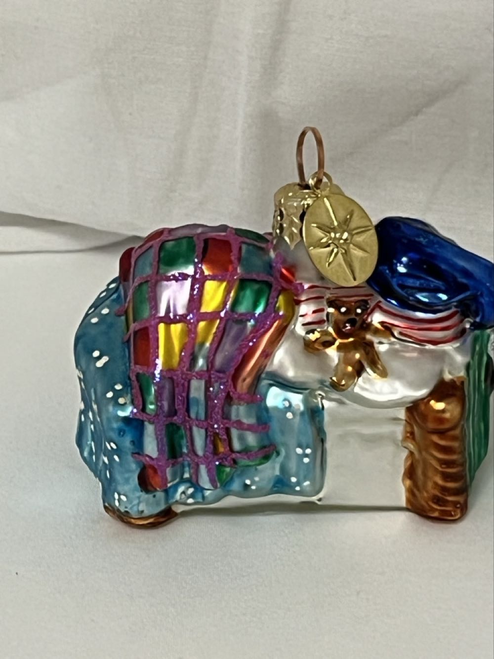 Short Winter’s Nap  (Santa Sleeping) ornament collectible - Main Image 2