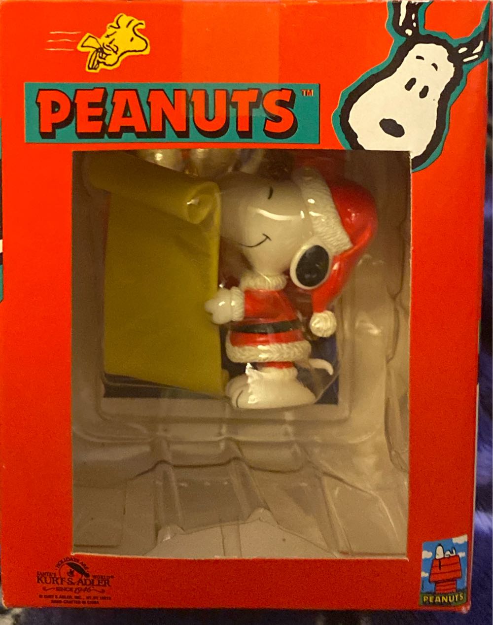 Kurt S Adler Peanuts Santa Snoopy With Good List - Kurt S Adler (Peanuts) ornament collectible - Main Image 2