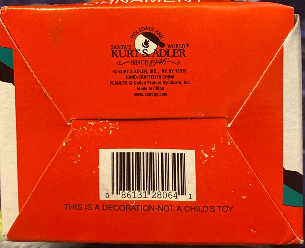 Kurt S Adler Peanuts Santa Snoopy With Good List - Kurt S Adler (Peanuts) ornament collectible - Main Image 3