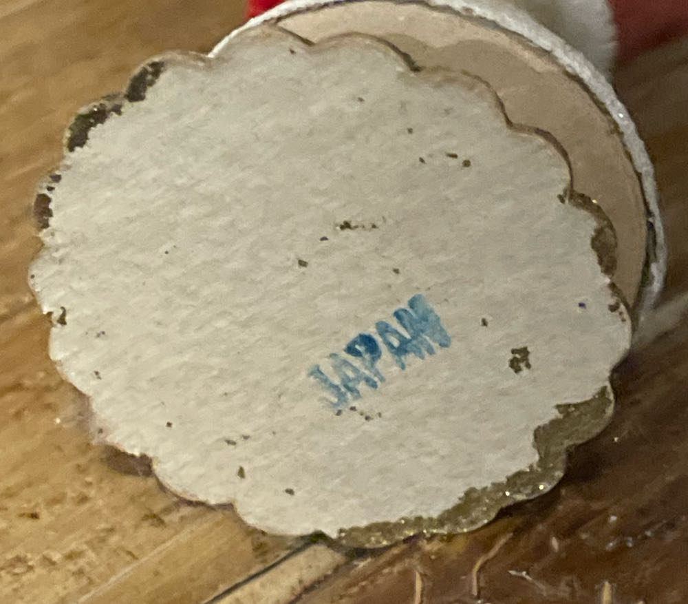 Shiny Brite - Novelty Dwarf - With Stocking - Elf (Chenille) ornament collectible - Main Image 3