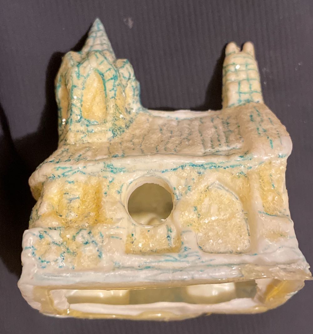 Storybook Village - Church - Blue - Storybook Village (Light Cover) ornament collectible - Main Image 4