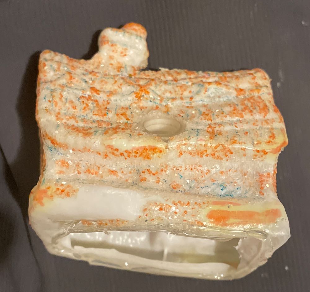 Storybook Village - Cottage - Red/Blue - Storybook Village (Light Cover) ornament collectible - Main Image 3