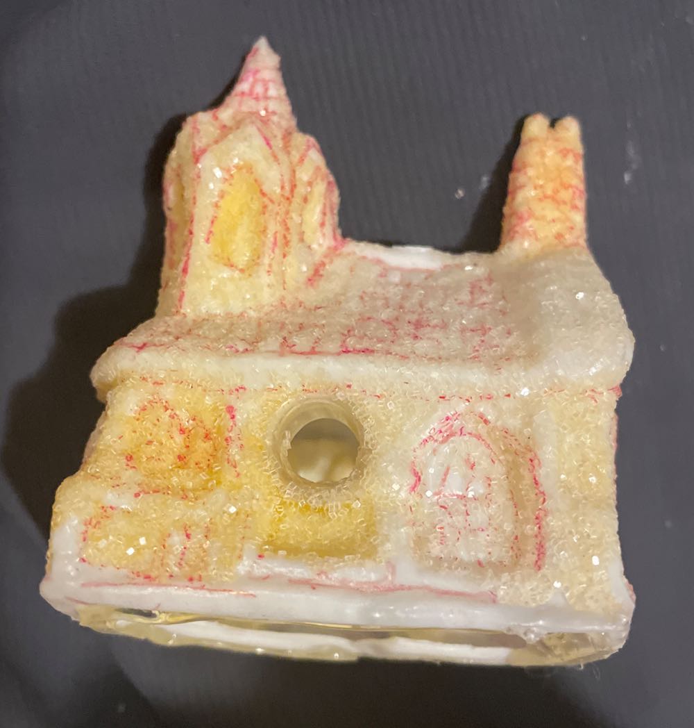 Storybook Village - Church - Red/Yellow - Storybook Village (Light Cover) ornament collectible - Main Image 3