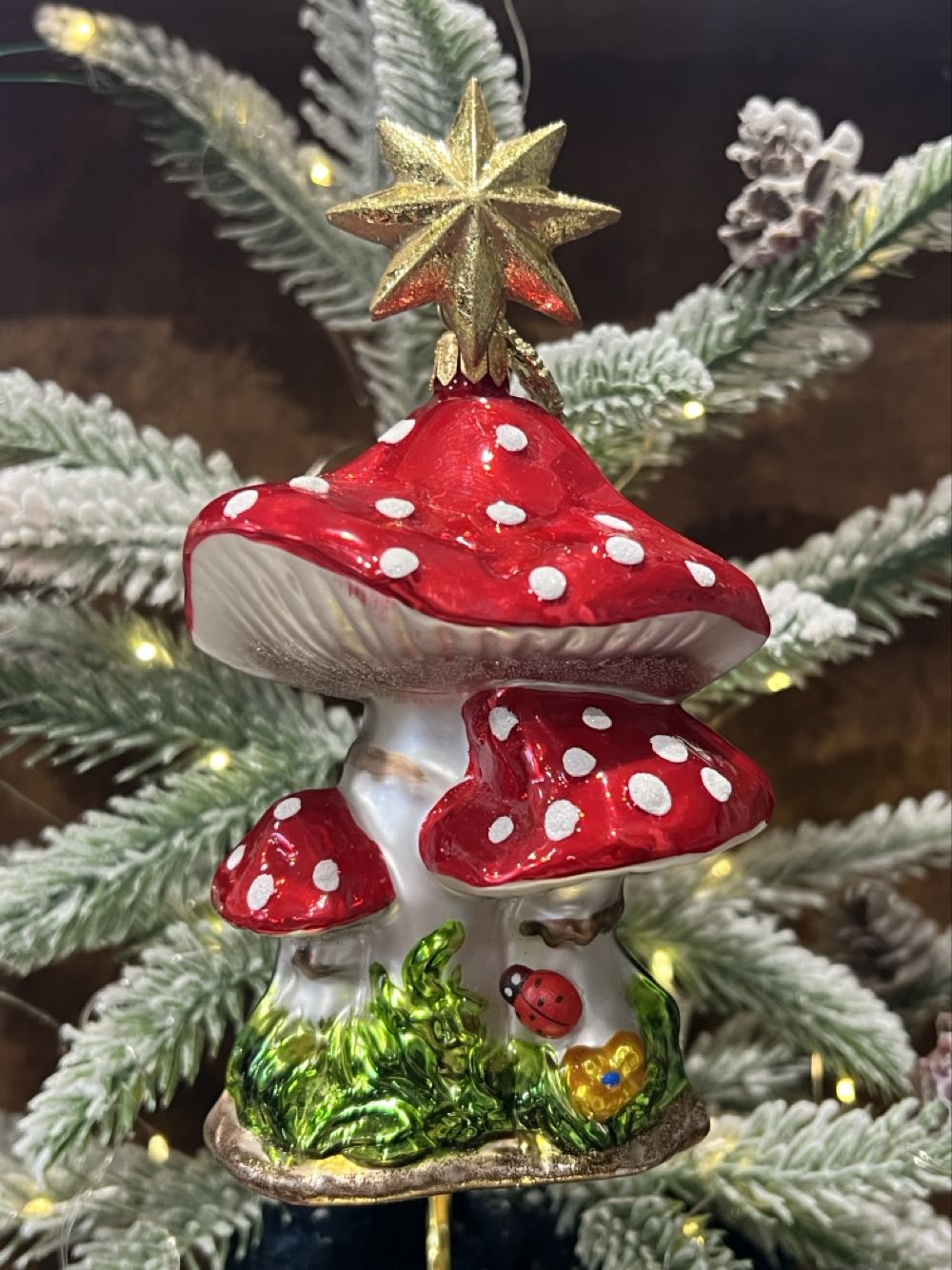 Toadstools / Muchomory  ornament collectible - Main Image 2