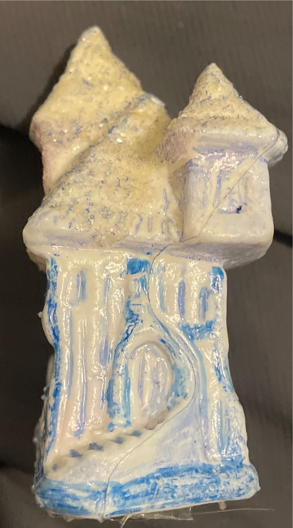 Storybook Village - House - Blue - Storybook Village (Christmas Lights) ornament collectible - Main Image 2