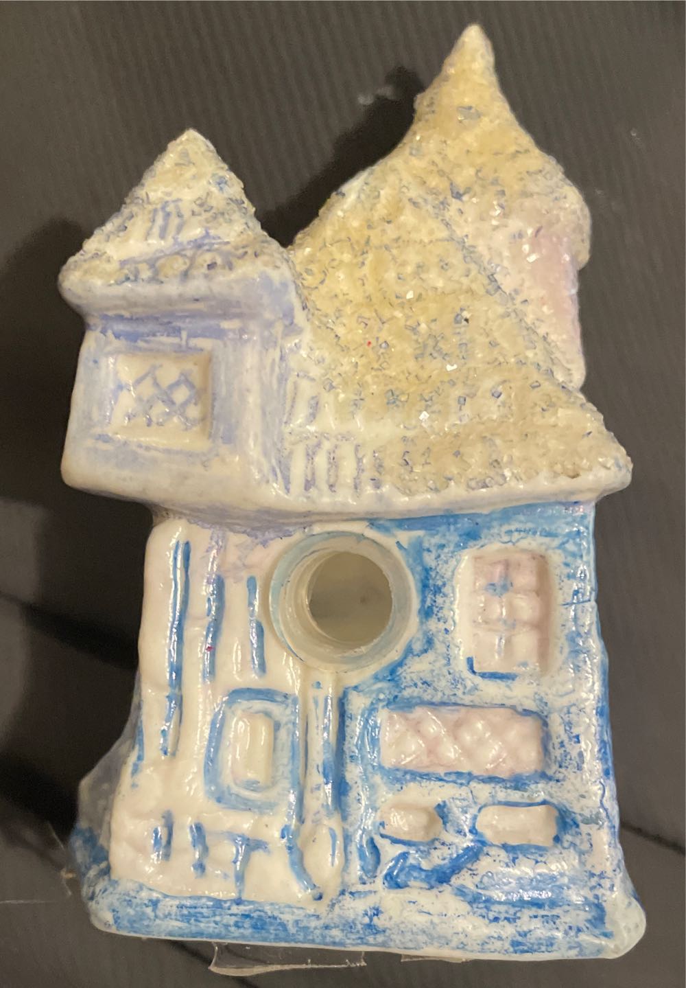 Storybook Village - House - Blue - Storybook Village (Christmas Lights) ornament collectible - Main Image 3