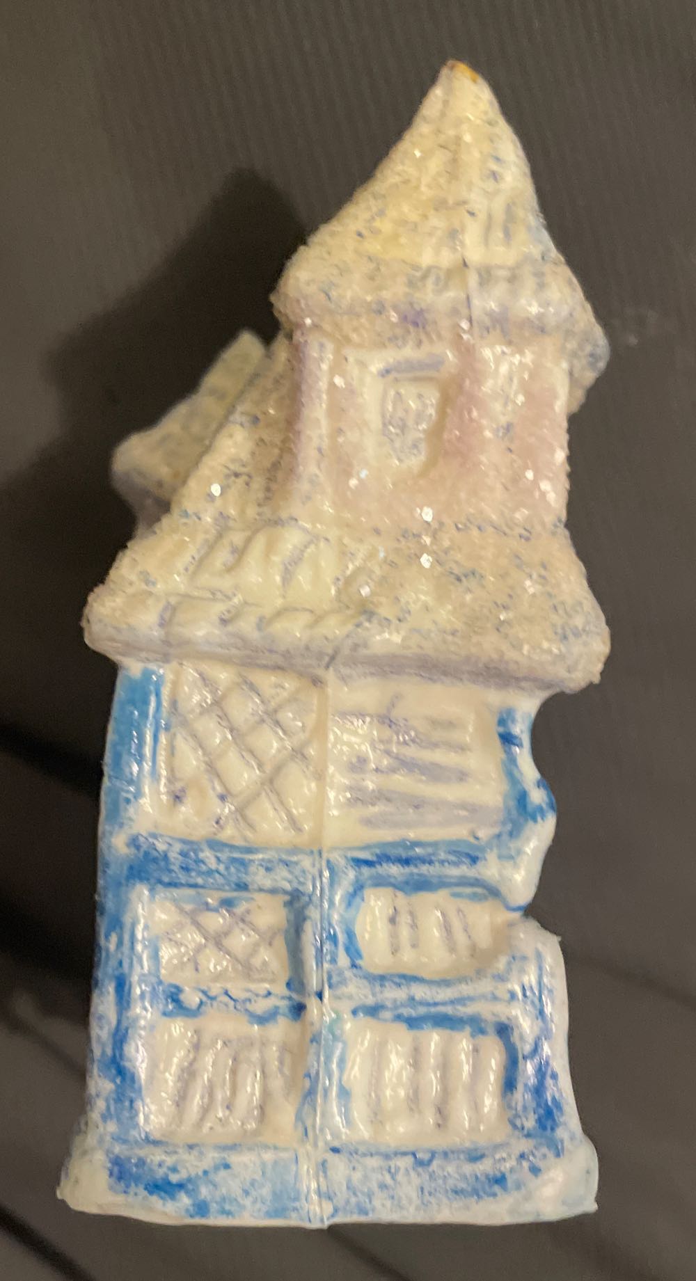 Storybook Village - House - Blue - Storybook Village (Christmas Lights) ornament collectible - Main Image 4