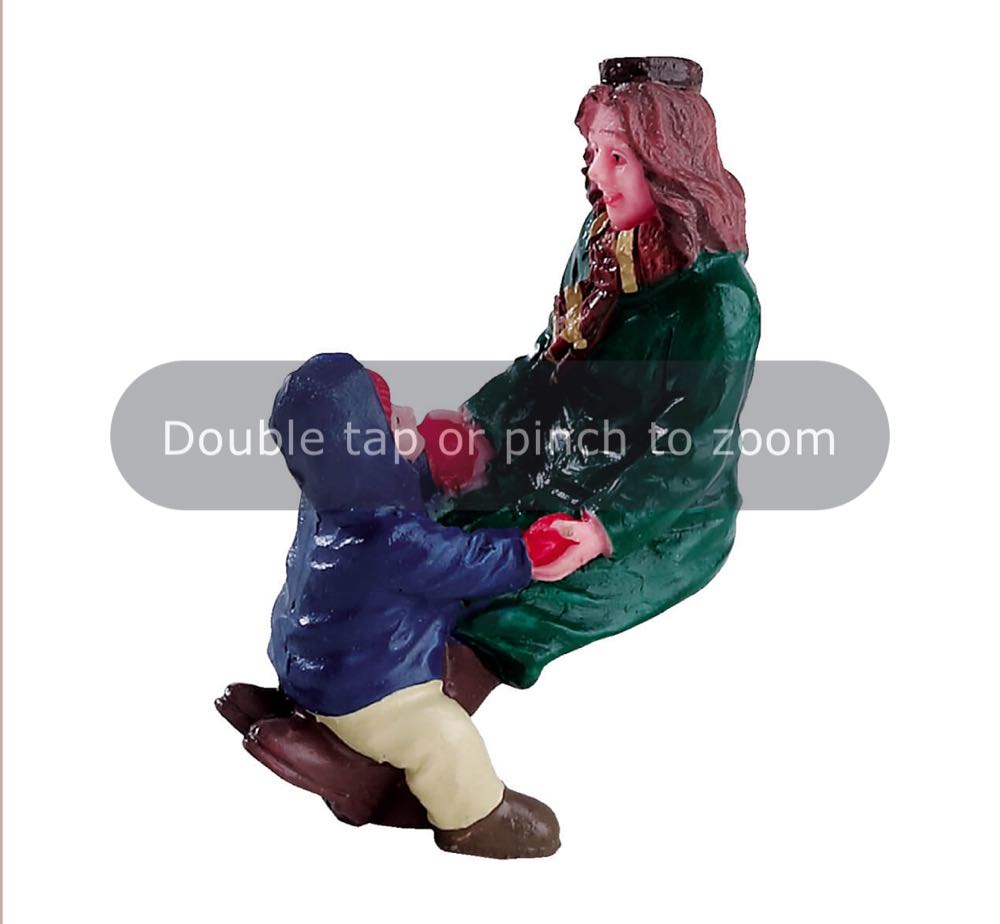 Tańczące Mikołaje (niebieski)