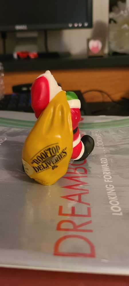 Santa With Sack  ornament collectible - Main Image 2