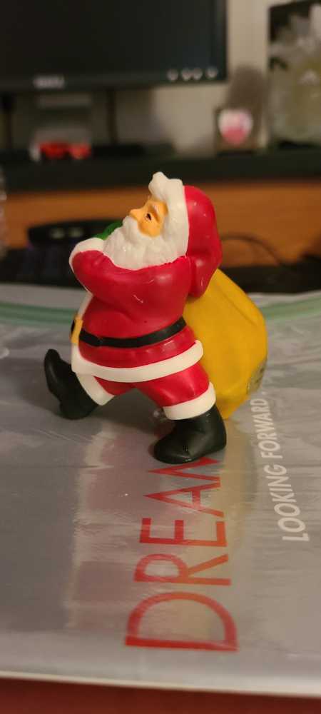Santa With Sack  ornament collectible - Main Image 3