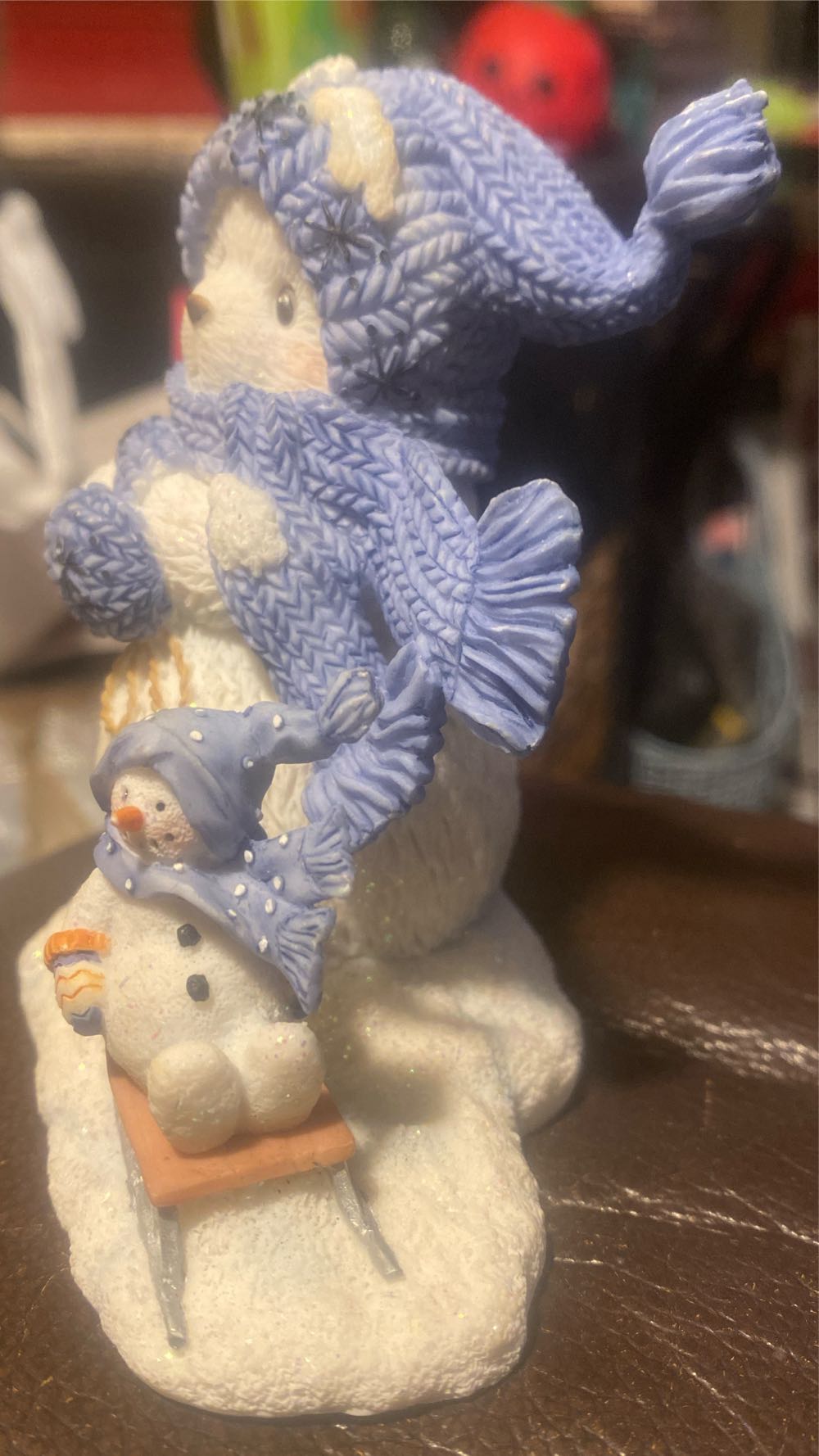 Cherished Teddies Nora Brrrrr… - Cherished Teddies (Teddy Bear Snowman) ornament collectible - Main Image 3