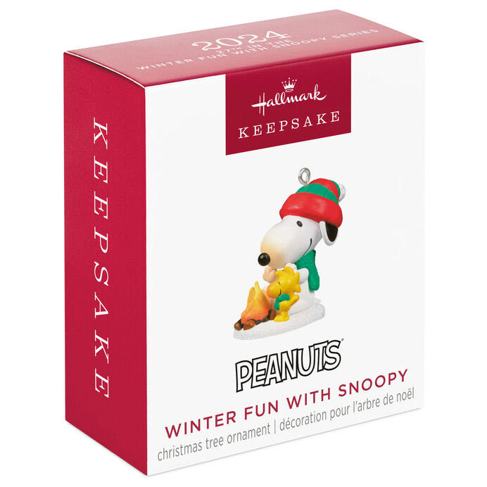 Mini Peanuts® Winter Fun With Snoopy - Winter Fun With Snoopy ornament collectible - Main Image 3