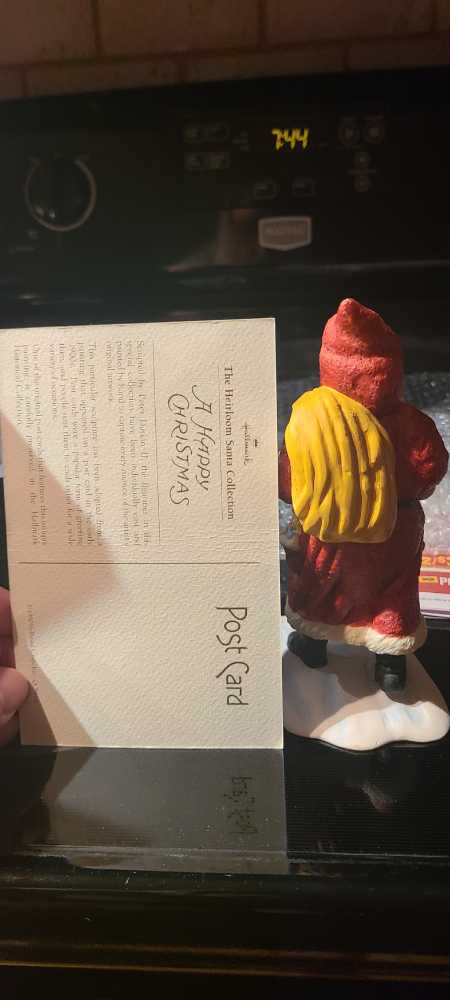 Santa Wearing Hood - Heirloom Collection (Heirloom Santa Collection) ornament collectible - Main Image 2