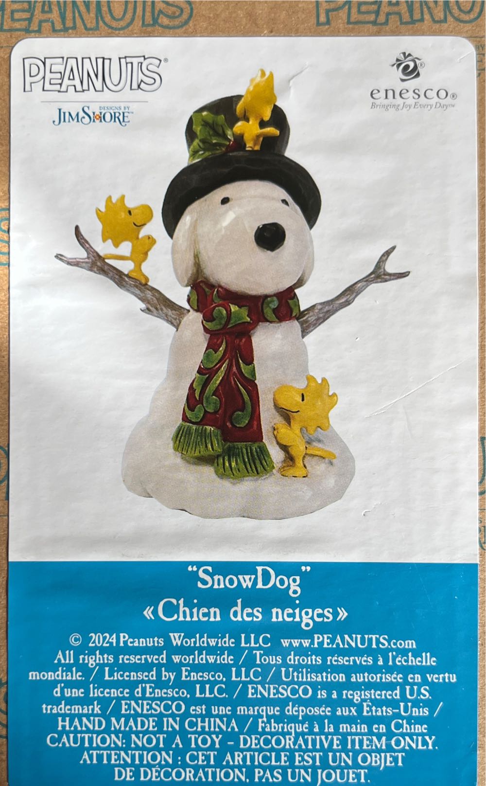 Jim Shore Snow Dog  ornament collectible [Barcode 028399399048] - Main Image 3