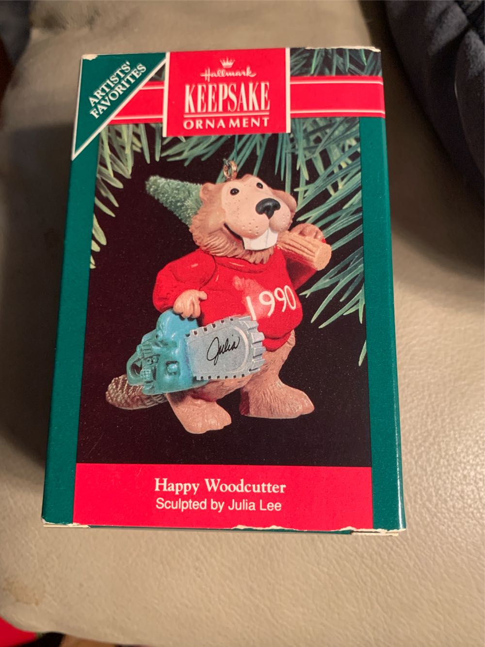 Putz - House - Scalloped Roof - Blue