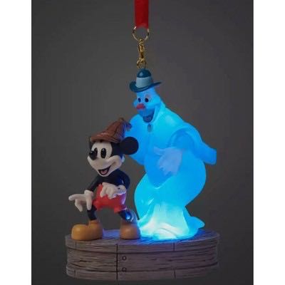 Disney: Mickey Mouse And Ghost Ornament - Lonesome Ghosts (Mickey & Friends) ornament collectible [Barcode 437102801592] - Main Image 3