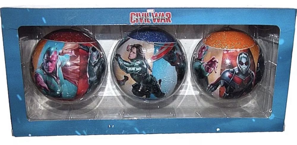 Captain America Civil War 3 Pack - Captain America: Civil War (Marvel Comics: The Avengers) ornament collectible [Barcode 763795182756] - Main Image 2