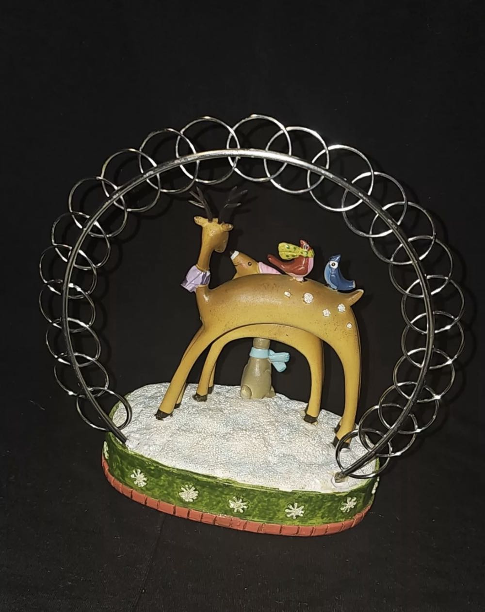 Reindeer Christmas Card Holder  (Christmas) ornament collectible - Main Image 2
