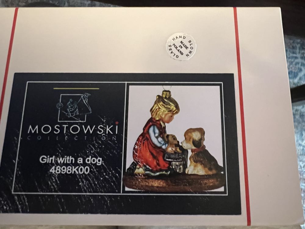 Dziewczynka Z Pieskiem - Kolekcja Wiktorianska / Victorian Collection ornament collectible - Main Image 4