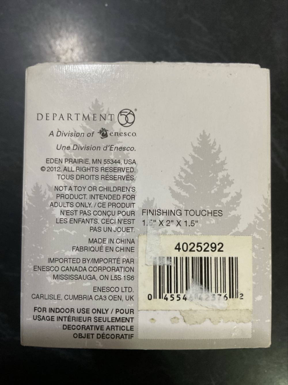 Finishing Touches - North pole series ornament collectible [Barcode 045544423762] - Main Image 3