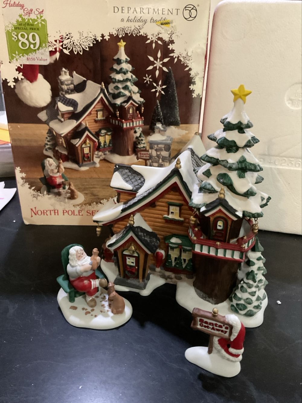 Santa’s Get-Away - North pole series ornament collectible - Main Image 2