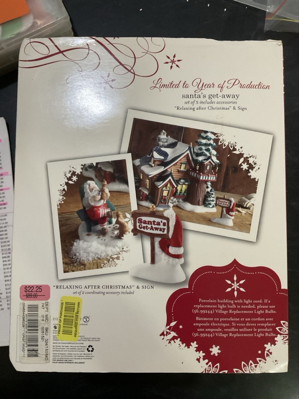 Santa’s Get-Away - North pole series ornament collectible - Main Image 3