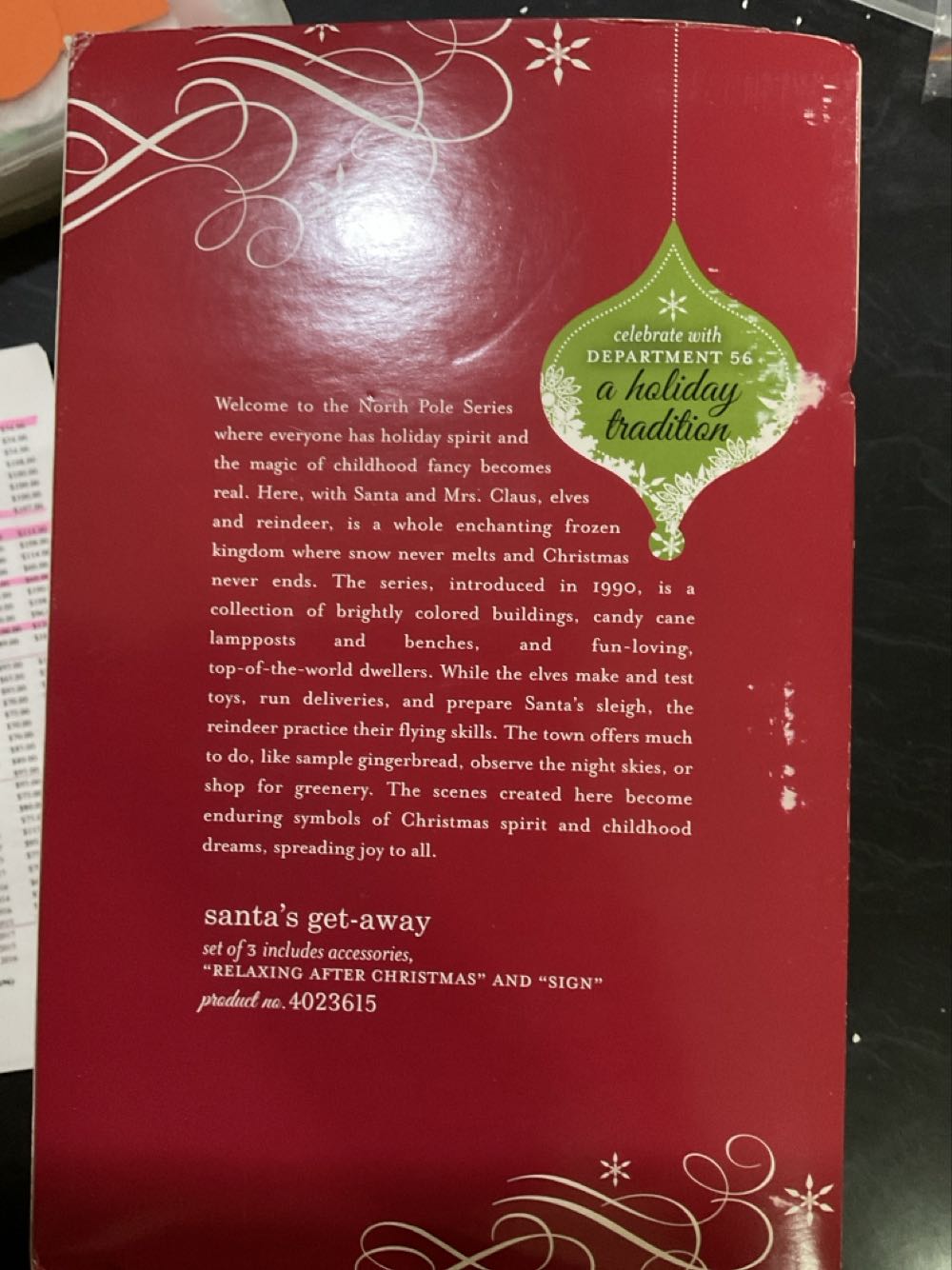 Santa’s Get-Away - North pole series ornament collectible - Main Image 4