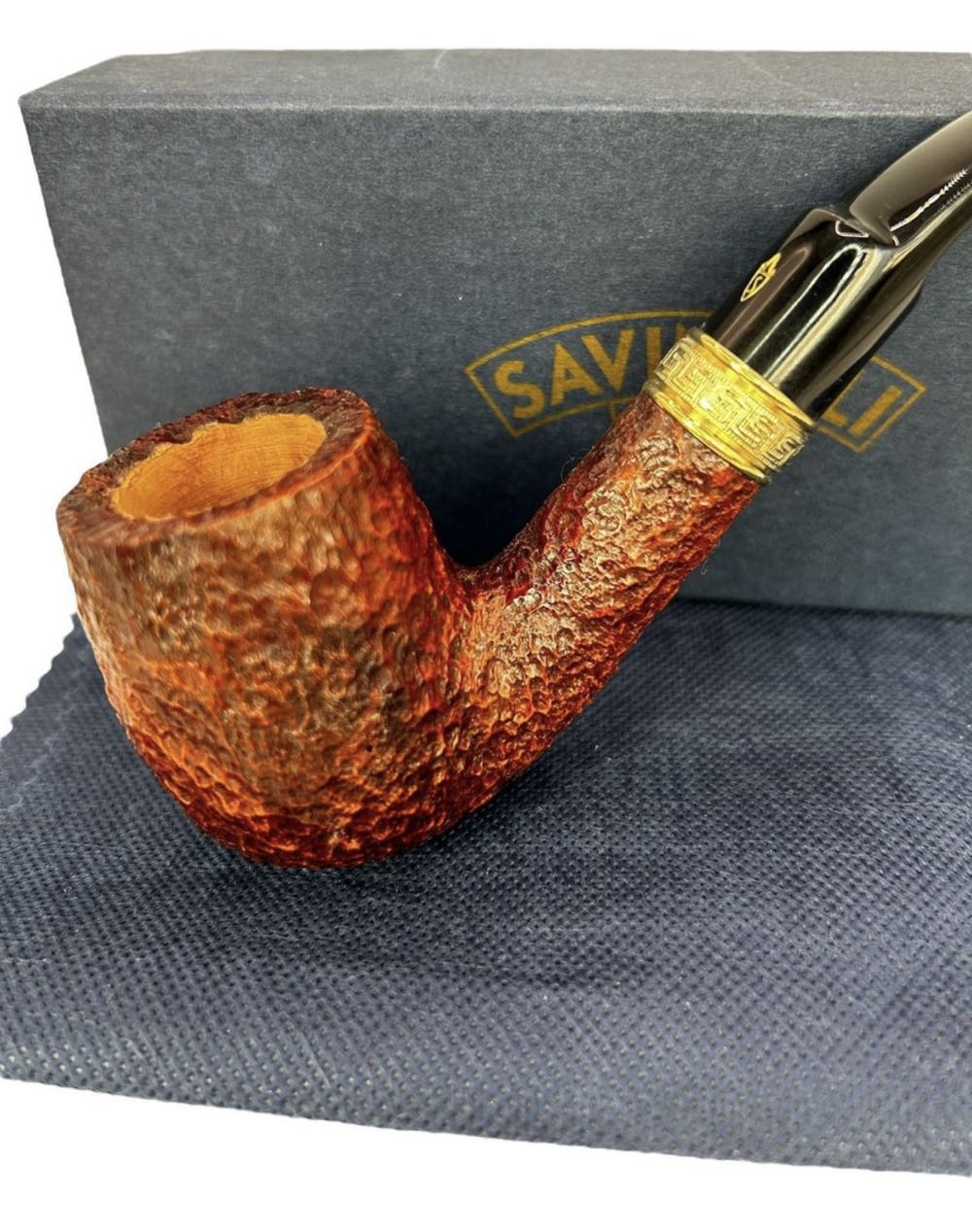 Savinelli Tevere 607 KS🇮🇹 - Curvo (Curvo) ornament collectible - Main Image 3