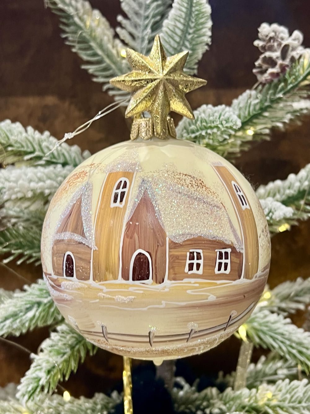 Winter Landscape (Large, Assorted)  ornament collectible - Main Image 2