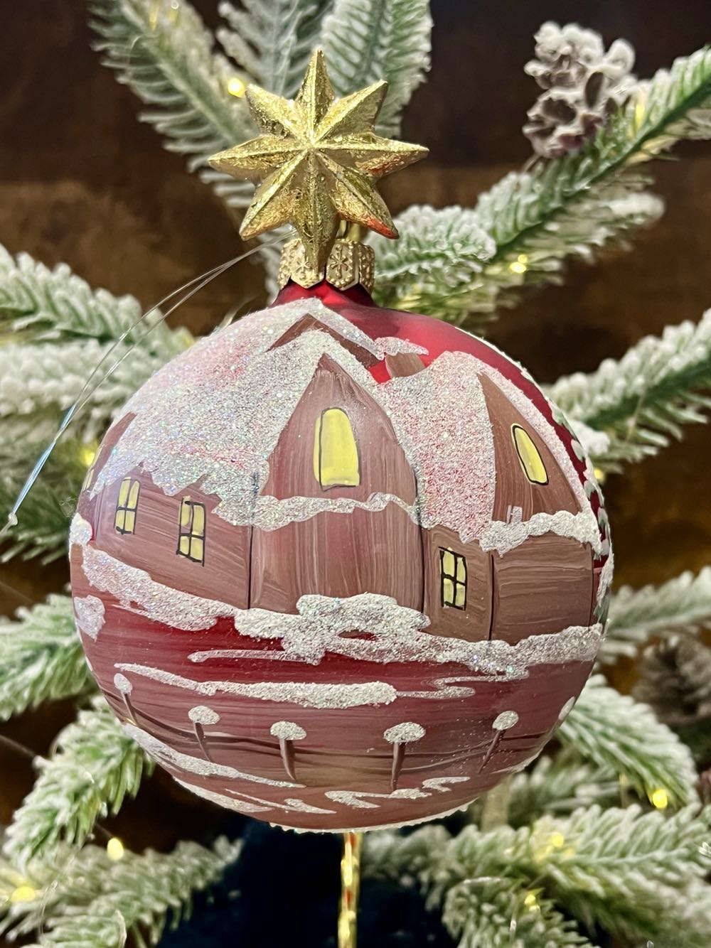 Winter Landscape (Large, Assorted)  ornament collectible - Main Image 3