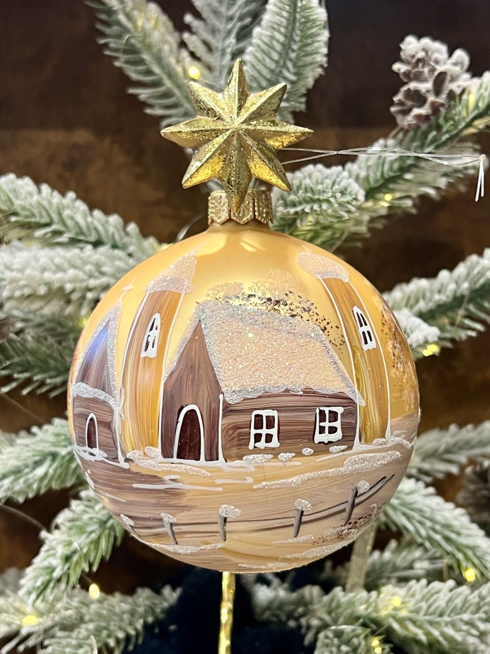 Winter Landscape (Large, Assorted)  ornament collectible - Main Image 4