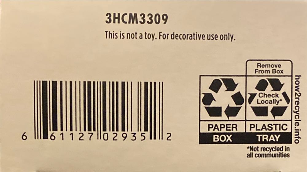 New Hallmark Nightmare Before Christmas Mini Christmas Set Of 3 Disney New - Tim Burton’s The Nightmare Before Christmas (Disney) ornament collectible [Barcode 661127029352] - Main Image 3