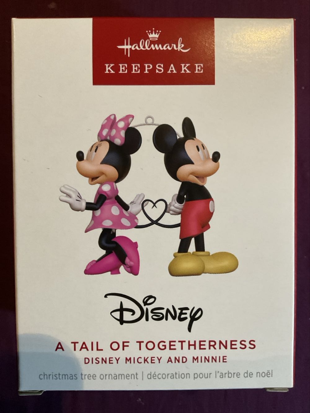 A Tail Of Togetherness - Disney Mickey And Minnie (Disney) ornament collectible [Barcode 661127020762] - Main Image 1