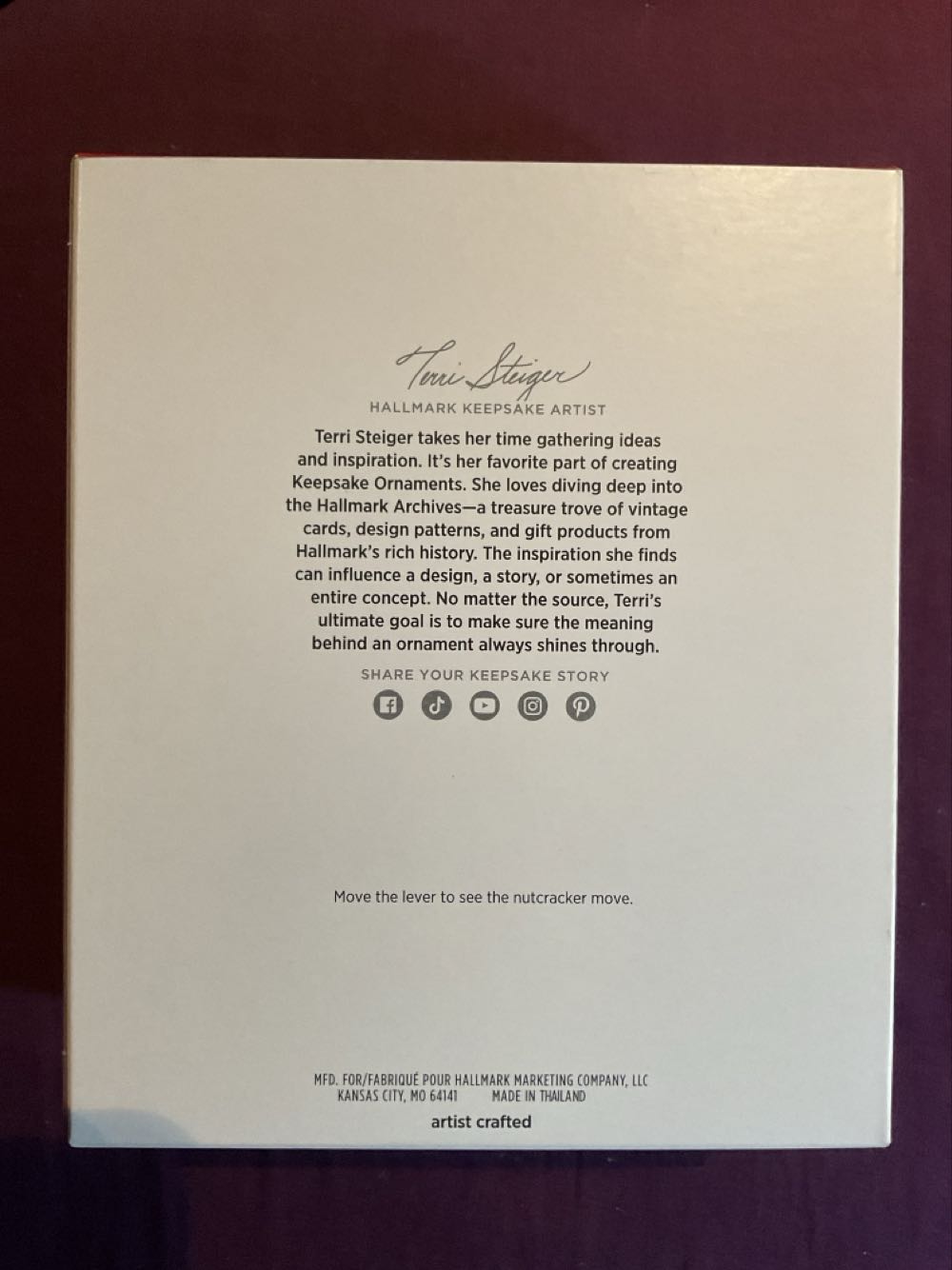 Noble Nutcrackers #6 Earl Of Snowfall - Noble Nutcrackers (Nutcrackers) ornament collectible [Barcode 763795842537] - Main Image 2