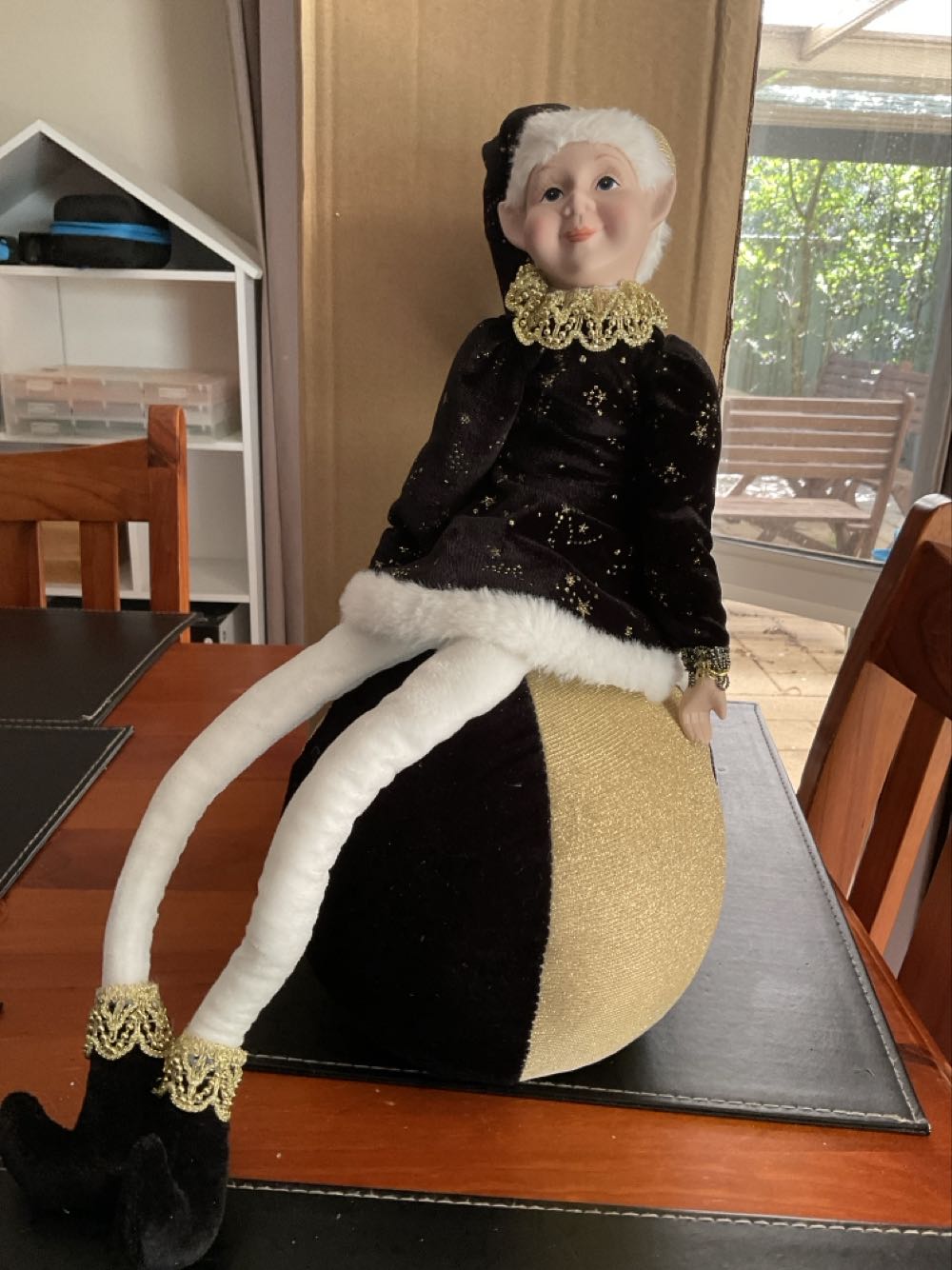 D&d Distributing Santa Sleigh Ride Blinking