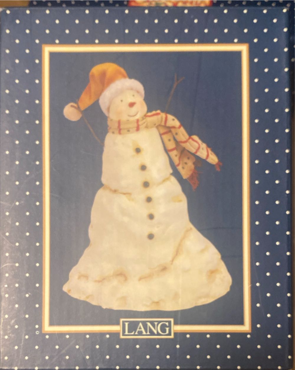 Lang Classic Santa & Snowmen Falling Snow Figurine By Karen Good - Classic Santa & Snowmen - Lang (Snowman) ornament collectible [Barcode 614050040239] - Main Image 2