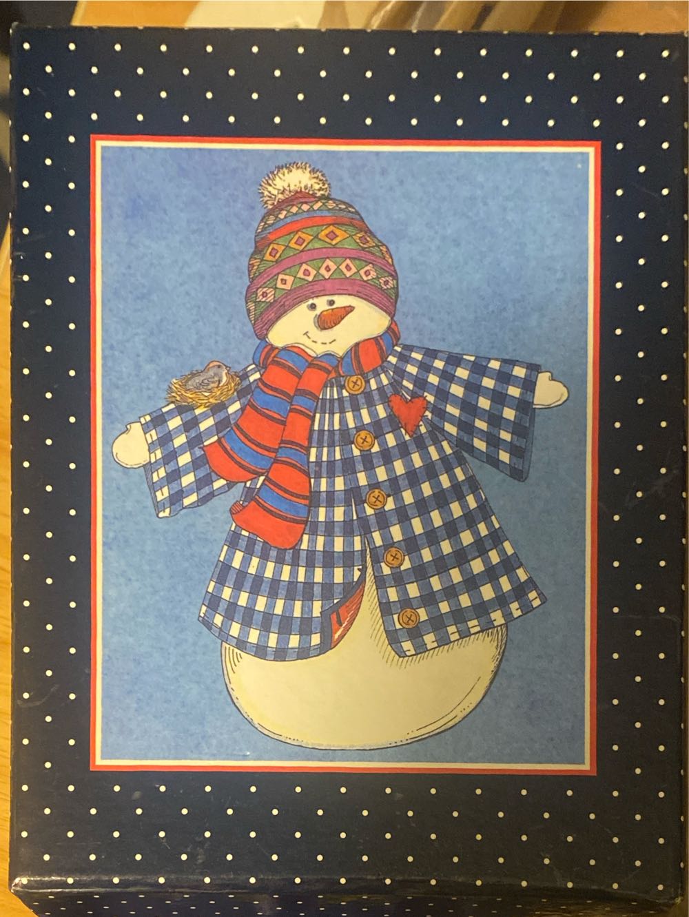 Lang And Wise Ready For Snow Snowman Figure By Sherri Buck Baldwin First Edition #1 - Lang And Wise (Snowman) ornament collectible [Barcode 614050003746] - Main Image 3