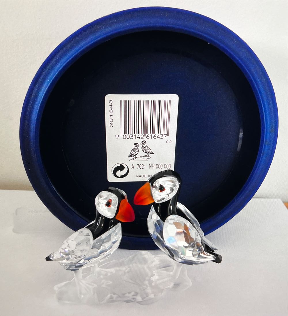 Puffins Swarovski 261643  ornament collectible [Barcode 9003142616437] - Main Image 2