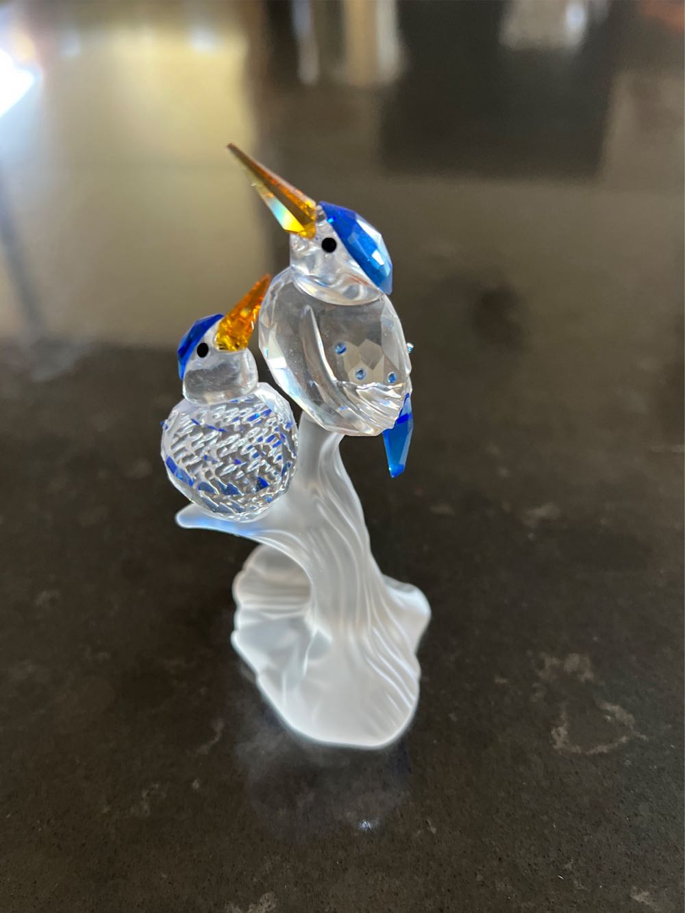 Malachite Kingfishers Swarovski 623323  ornament collectible [Barcode 9003146233234] - Main Image 2