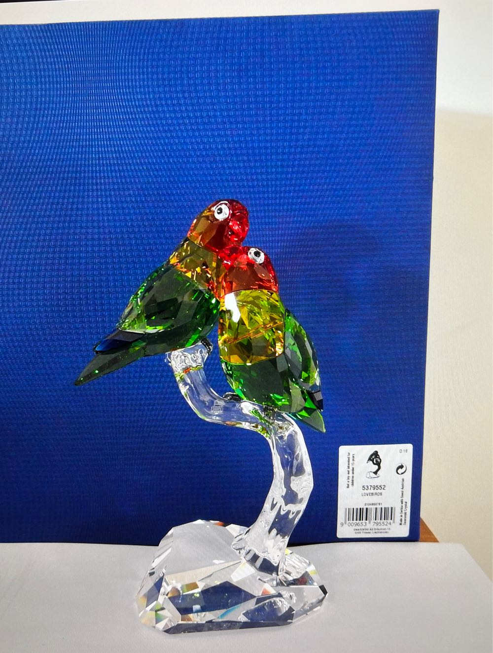 Lovebirds Swarovski 5379552  ornament collectible [Barcode 9009653795524] - Main Image 2