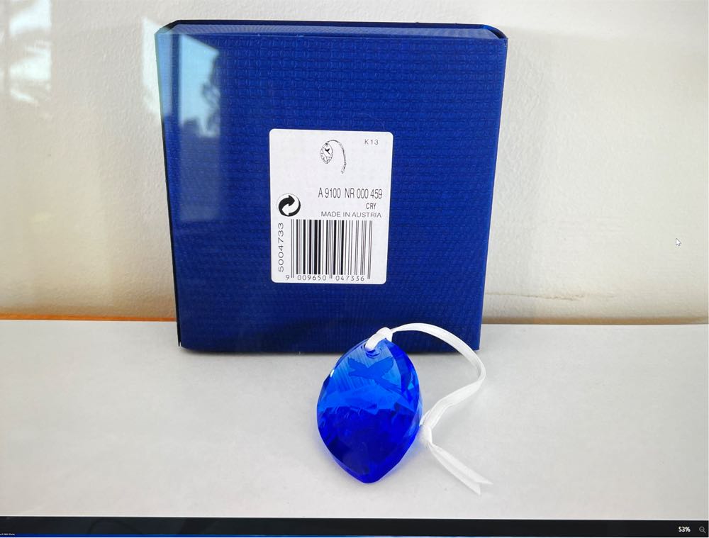 Hyacinth Ornament 2014 SCS Swarovski 5004733  ornament collectible [Barcode 9009650047336] - Main Image 2