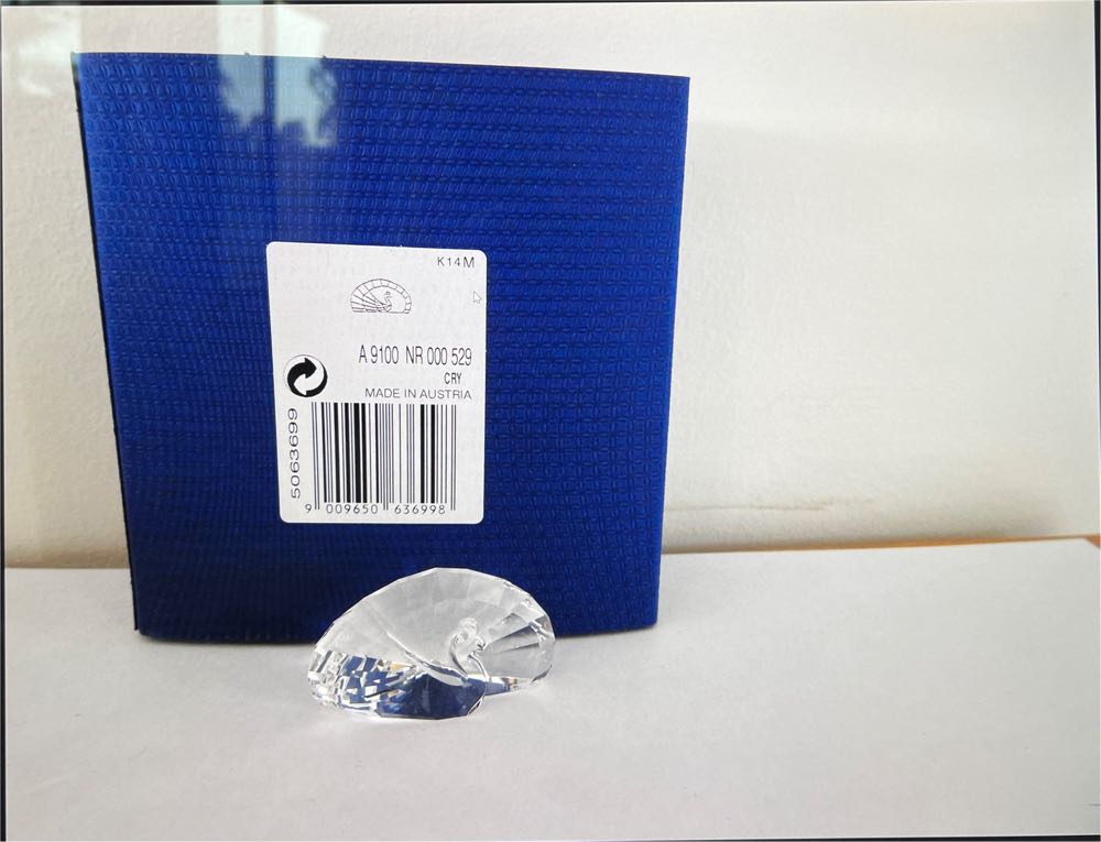 Peacock Paperweight 2015 SCS Swarovski 5063699  ornament collectible [Barcode 9009650636998] - Main Image 2